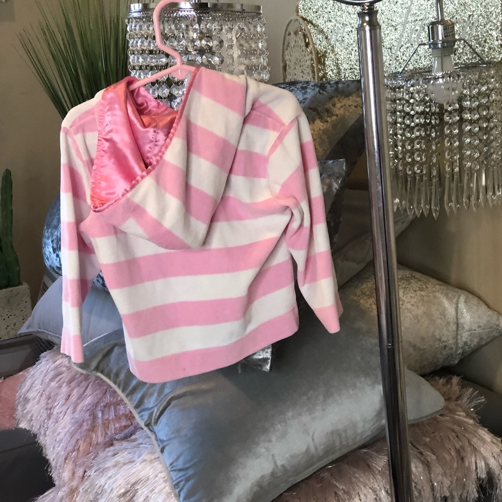 ADIDAS striped velvet hoodie - Picture 3 of 4